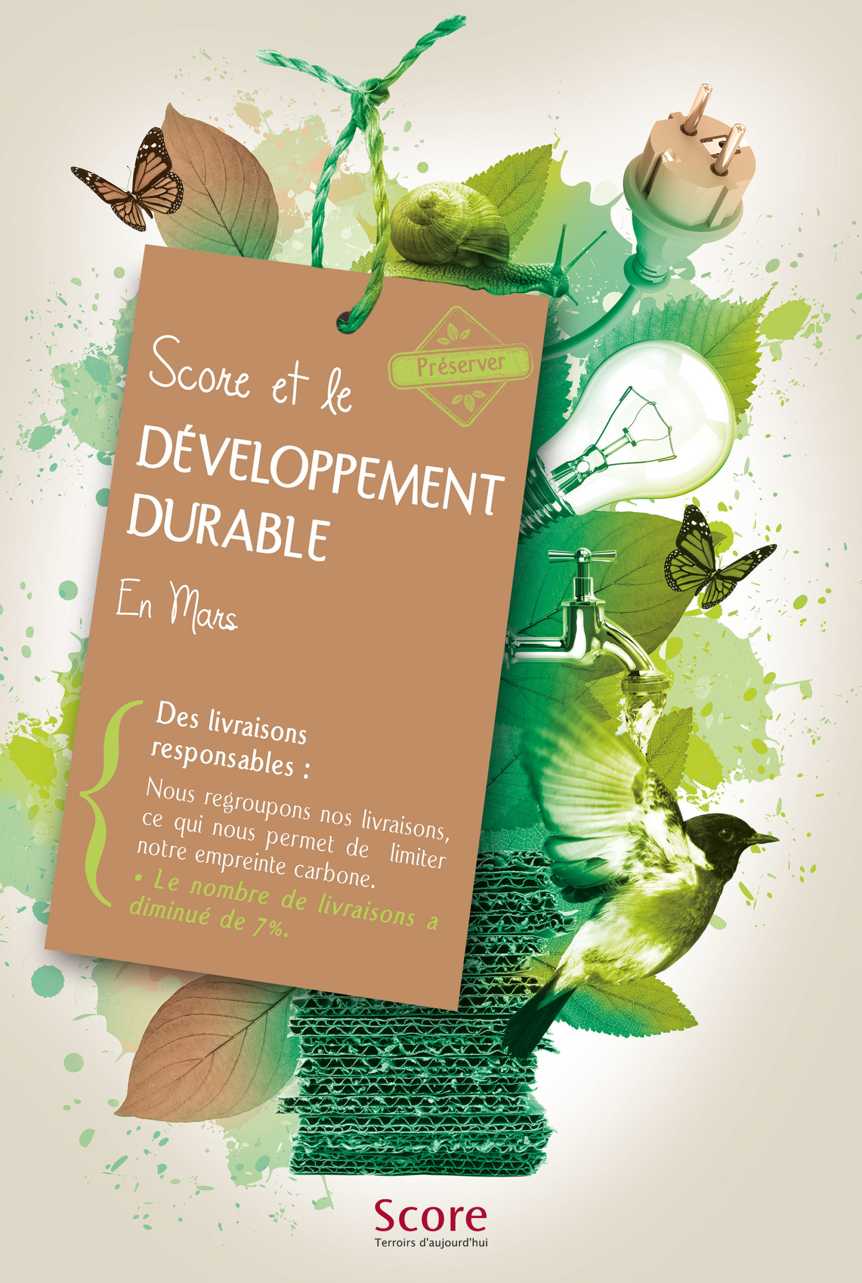 Affiches D veloppement Durable Score Cassiopee Graphisme