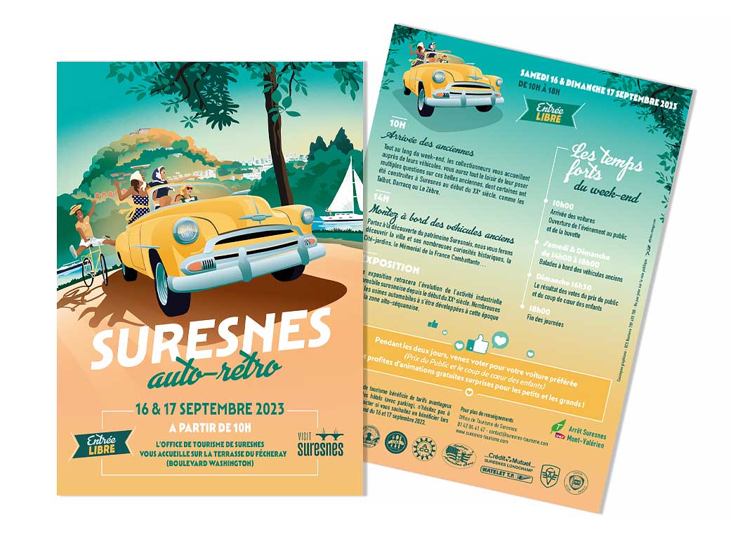Flyer-conception-impression-auto-retro